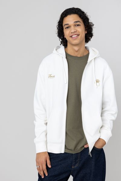 Sweat zippé animation devant/dos