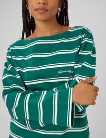 T-shirt ray&eacute; manches longues