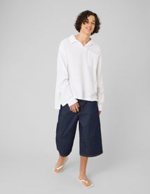 Chemise enfil&eacute;e manches longues