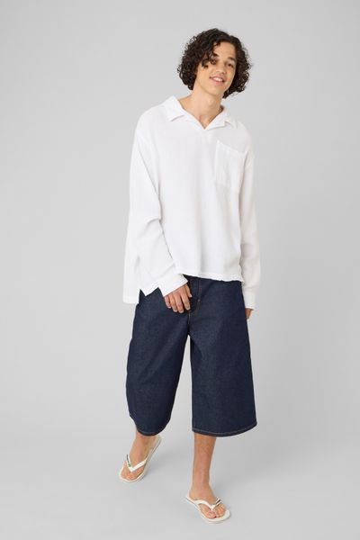 Chemise enfil&eacute;e manches longues