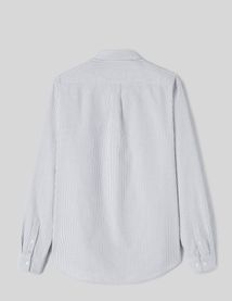 Chemise rayée droite