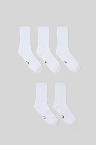Lot de 5 paires de chaussettes broderie