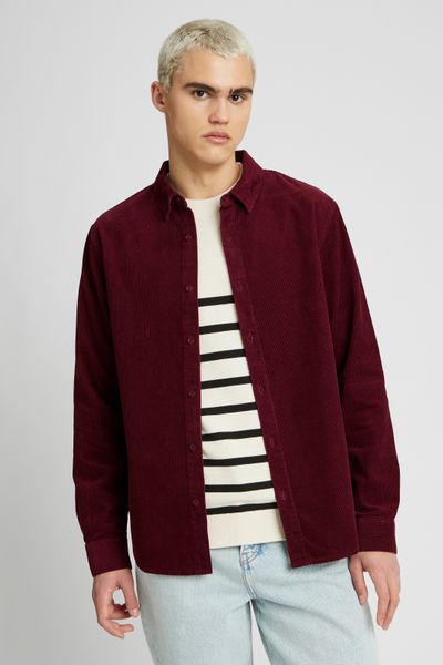 Chemise velours unie