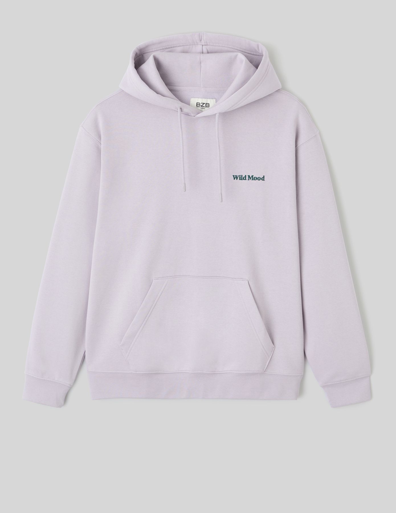 Sweat à capuche message brodé