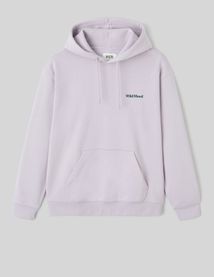 Sweat à capuche message brodé