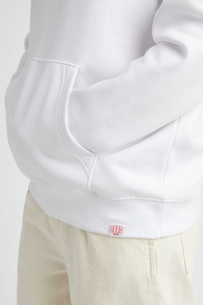 Sweat à capuche imprimé devant dos
