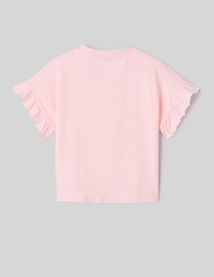 T-shirt manches courtes à volants