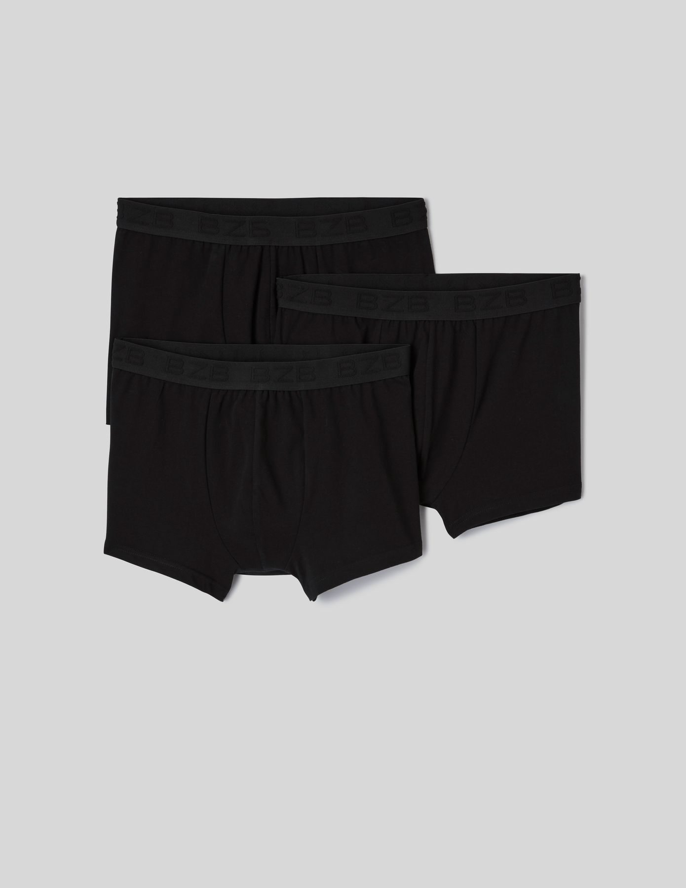 Lot de 3 boxers unis