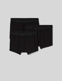 Lot de 3 boxers unis