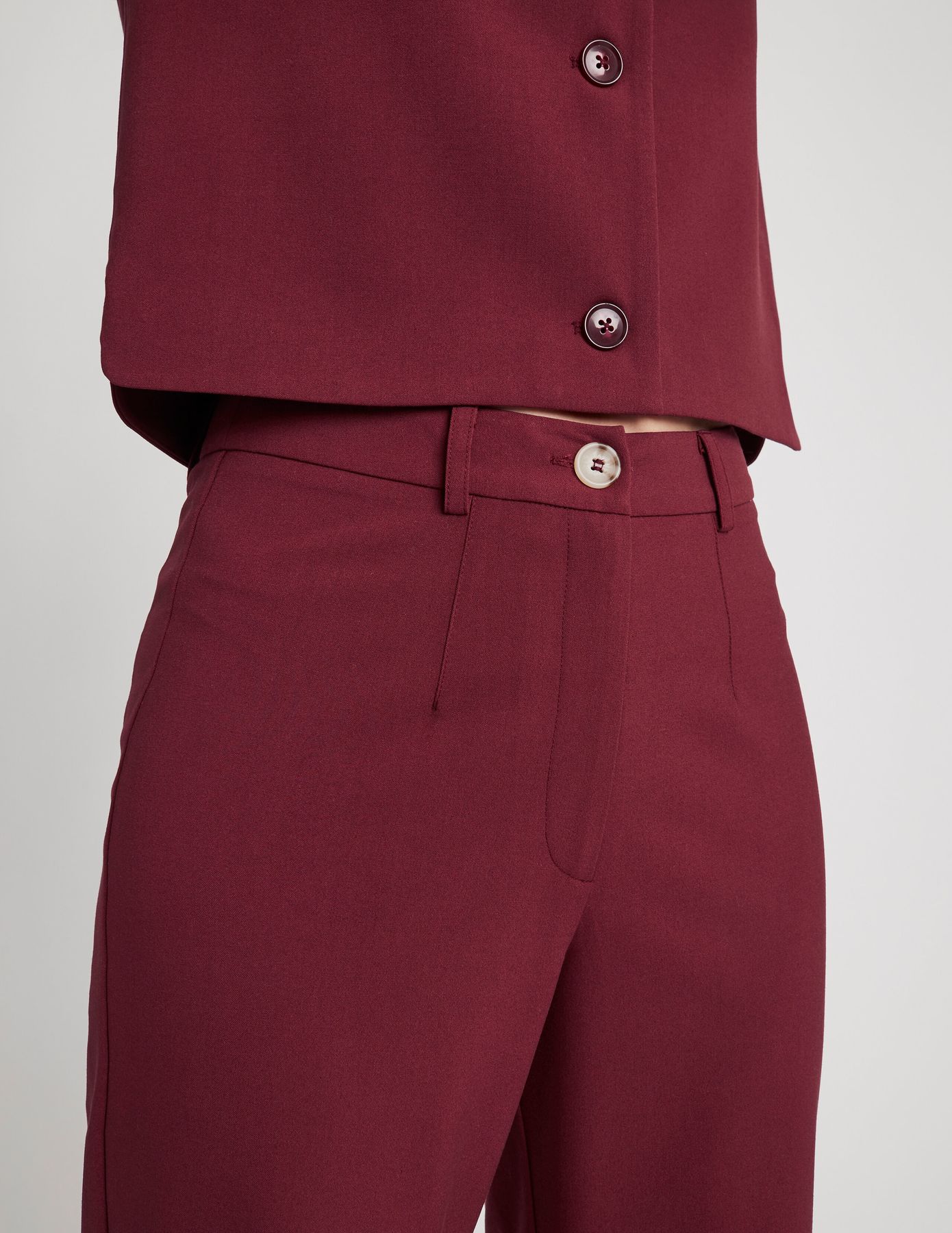 Pantalon tailleur polyester recyclé