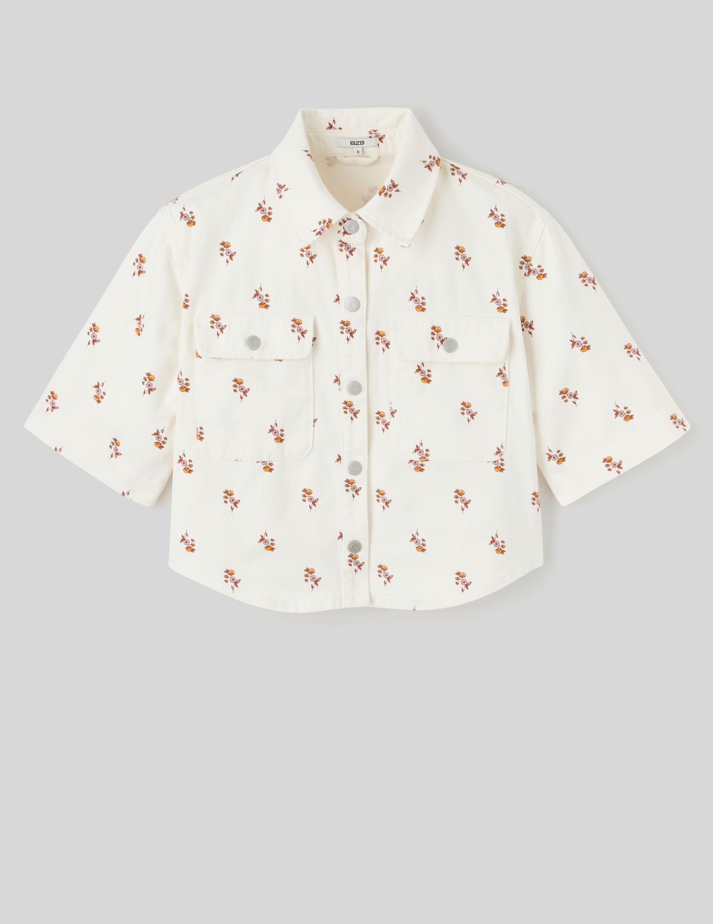 Veste manches courtes imprimée