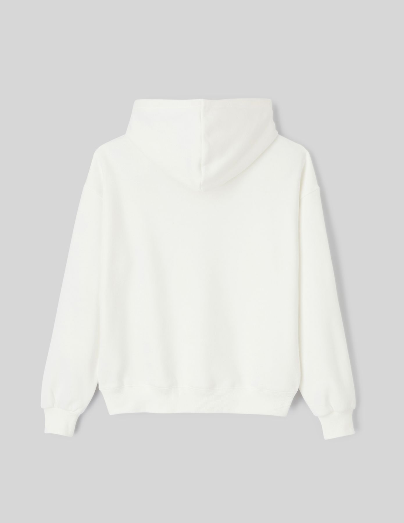 Sweat col capuche uni