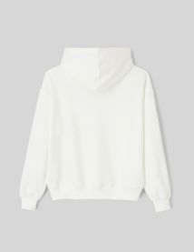 Sweat col capuche uni