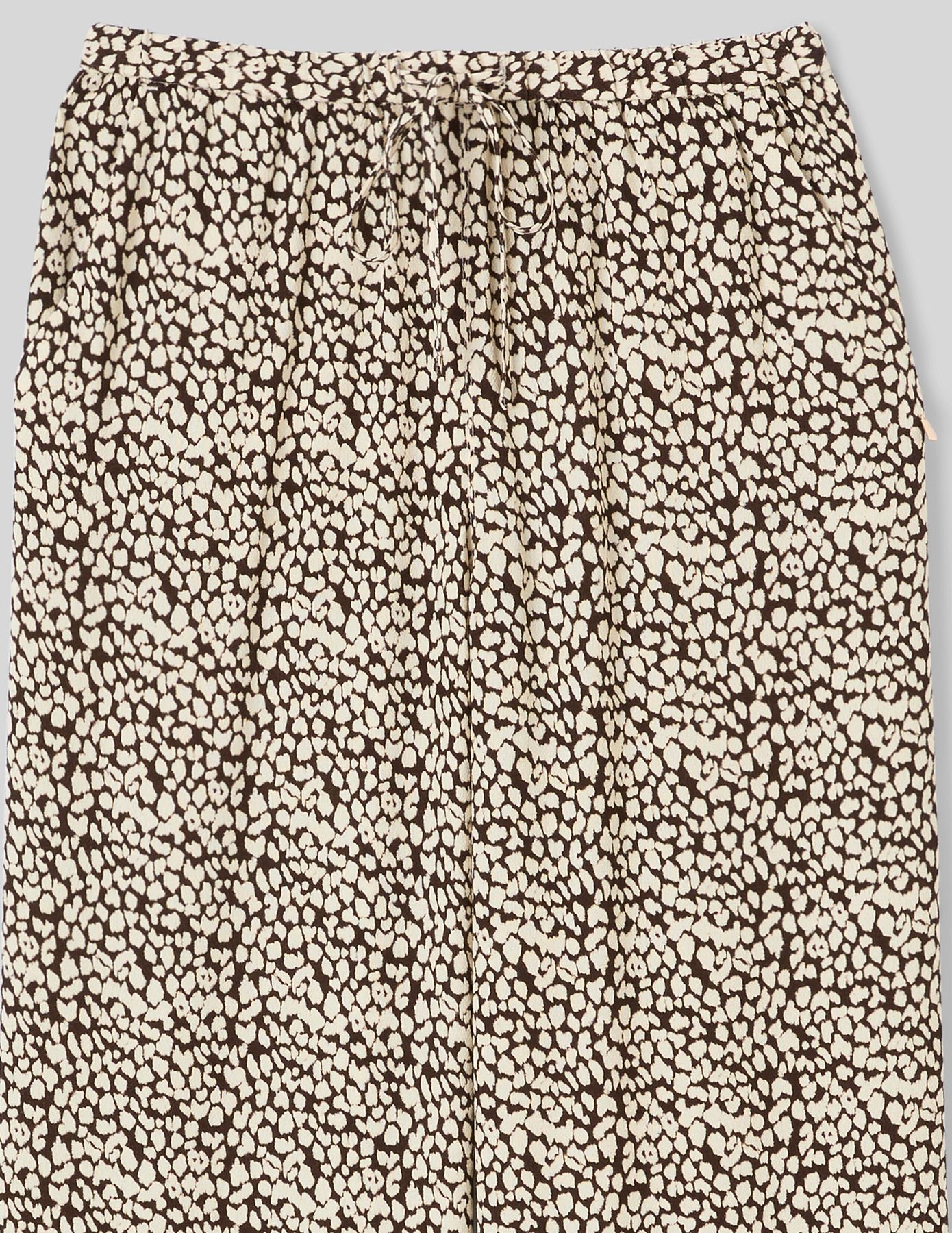 Pantalon imprim&eacute; taille &eacute;lastiqu&eacute;e