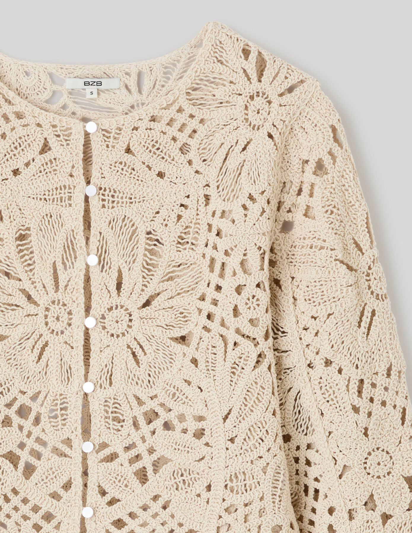 Veste crochet ajour&eacute;