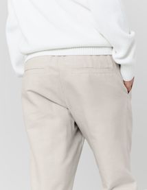 Pantalon de ville coton lin