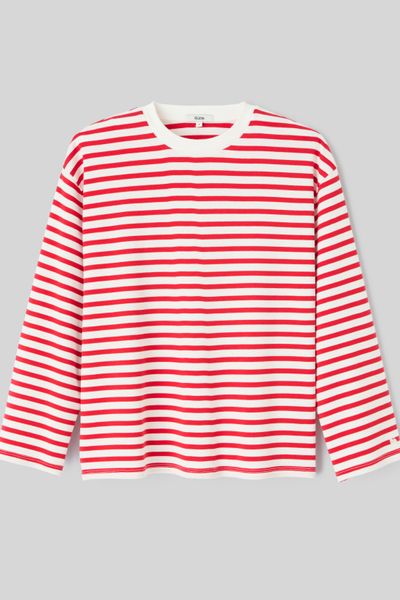 T-shirt manches longues ray&eacute;