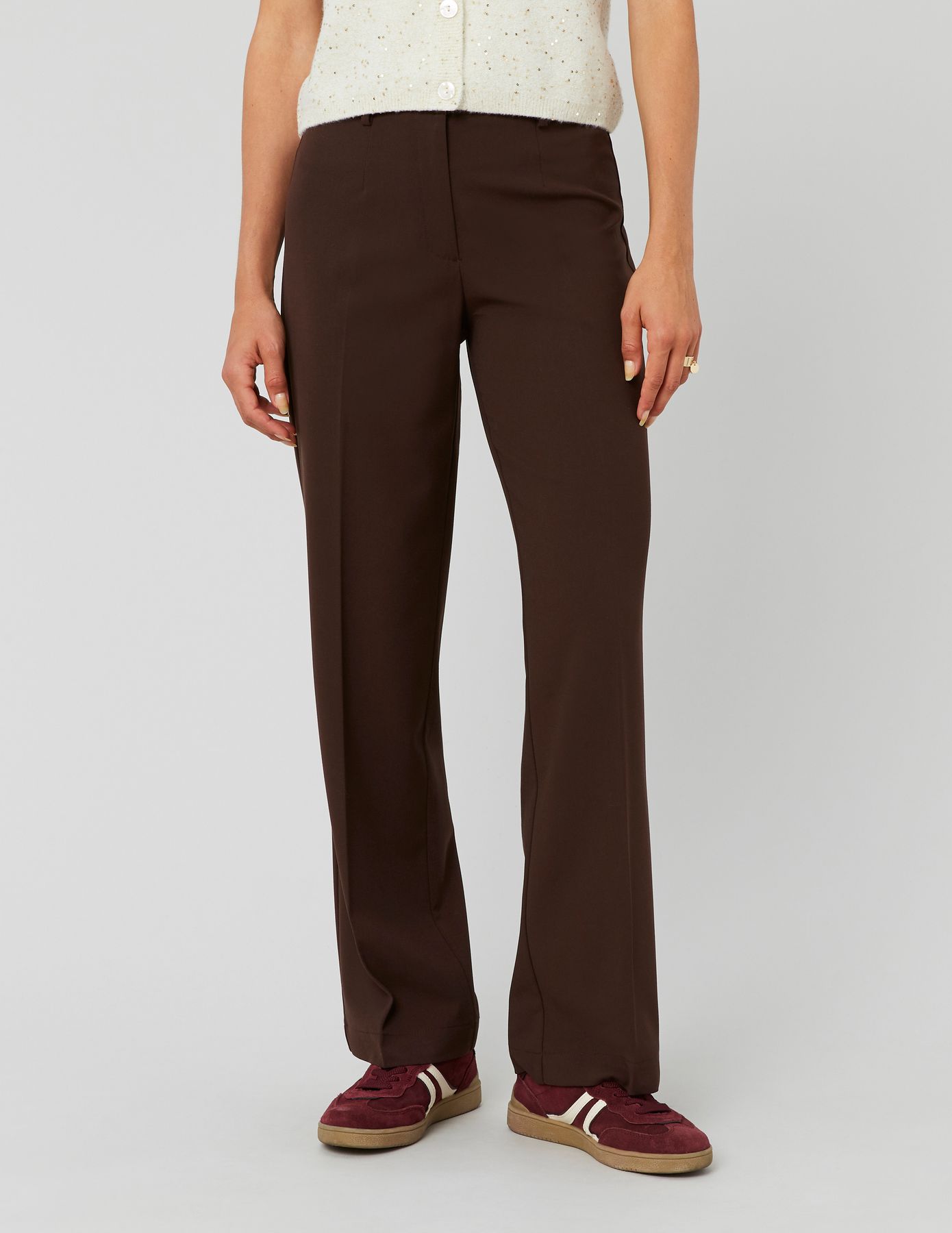 Pantalon tailleur droit