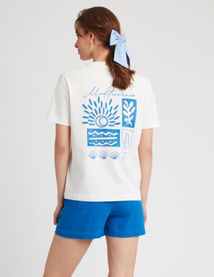 T-shirt imprimé devant/dos