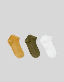 Lot de 3 paires de socquettes lurex