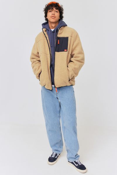 Blouson sherpa zipp&eacute;