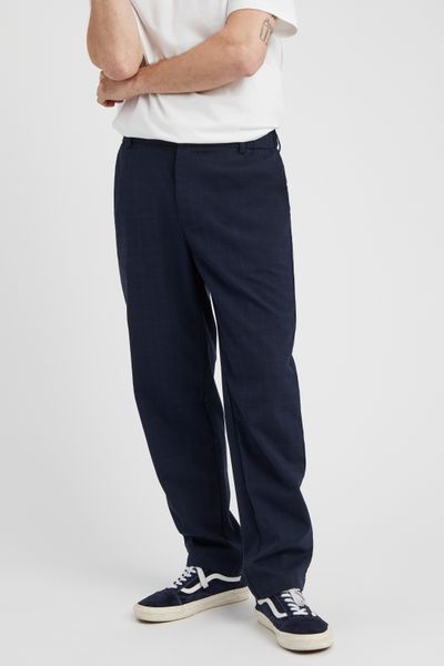 Pantalon de ville à carreaux