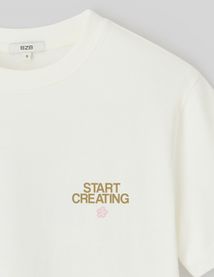 T-shirt imprimé devant/dos