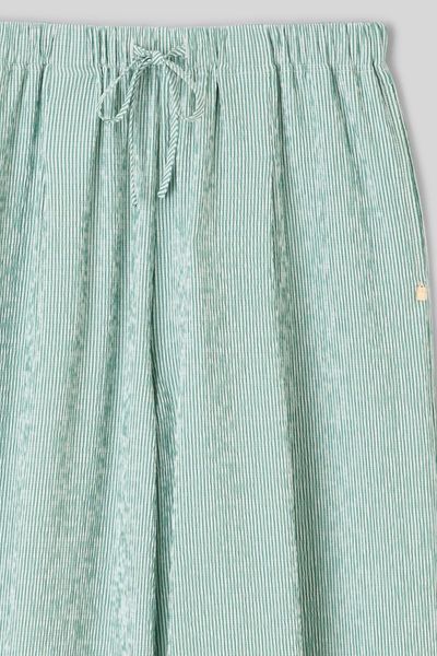 Pantalon large ray&eacute;
