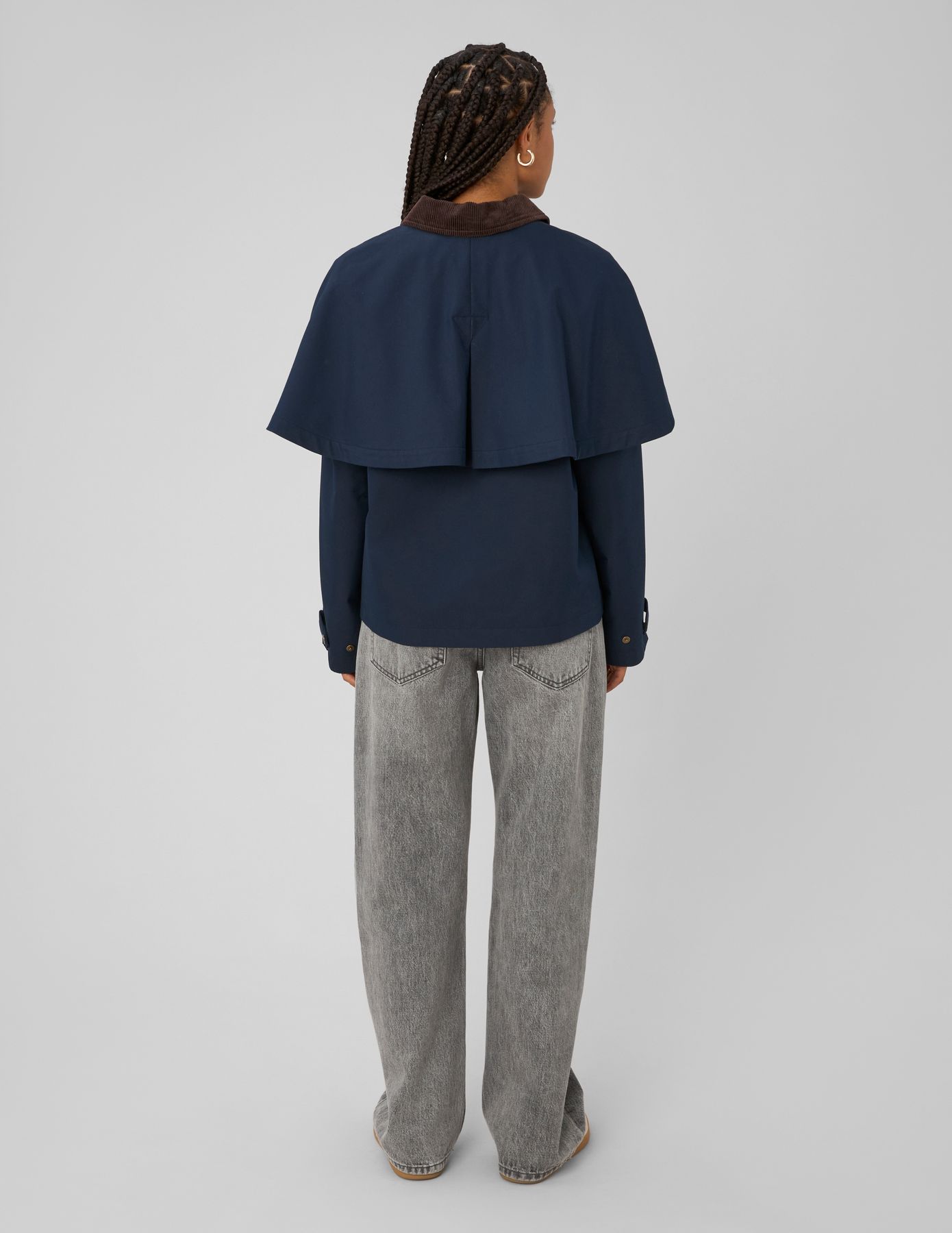Veste cape amovible