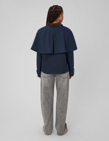 Veste cape amovible