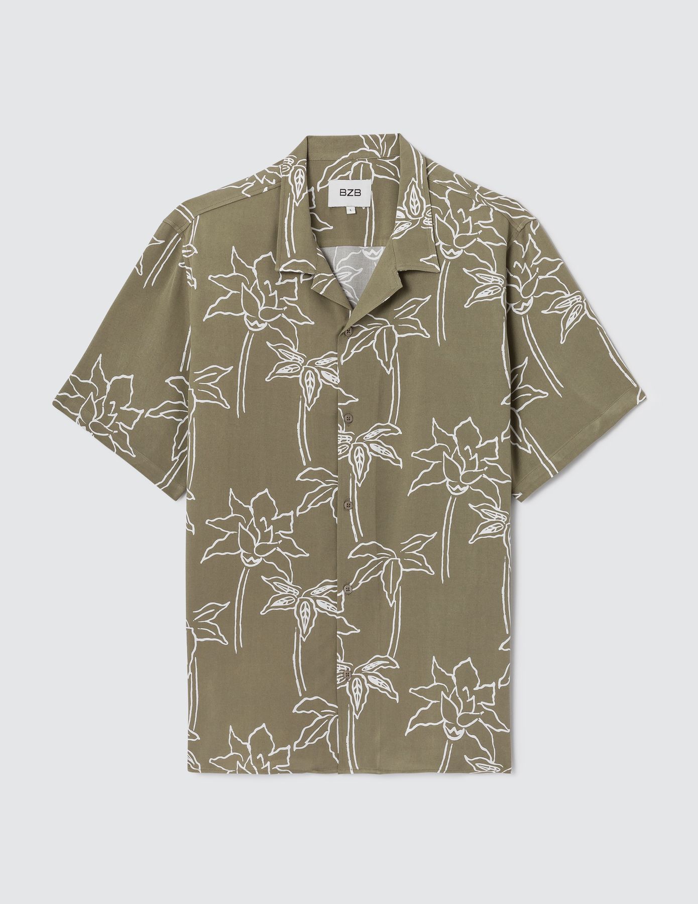 Chemisette imprim&eacute;e fluide