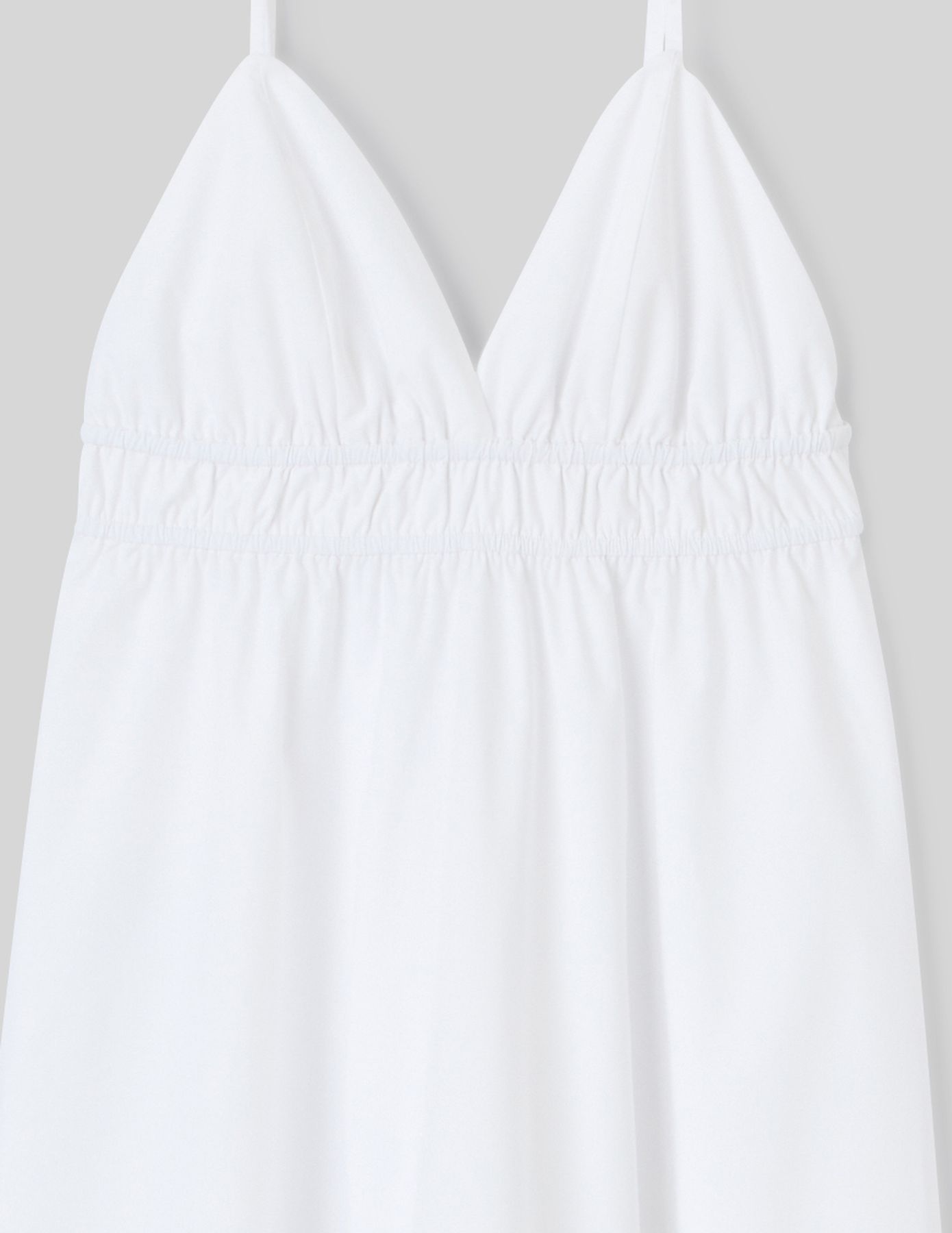 Robe longue en popeline