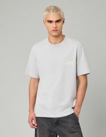 T-shirt garment dye imprimé