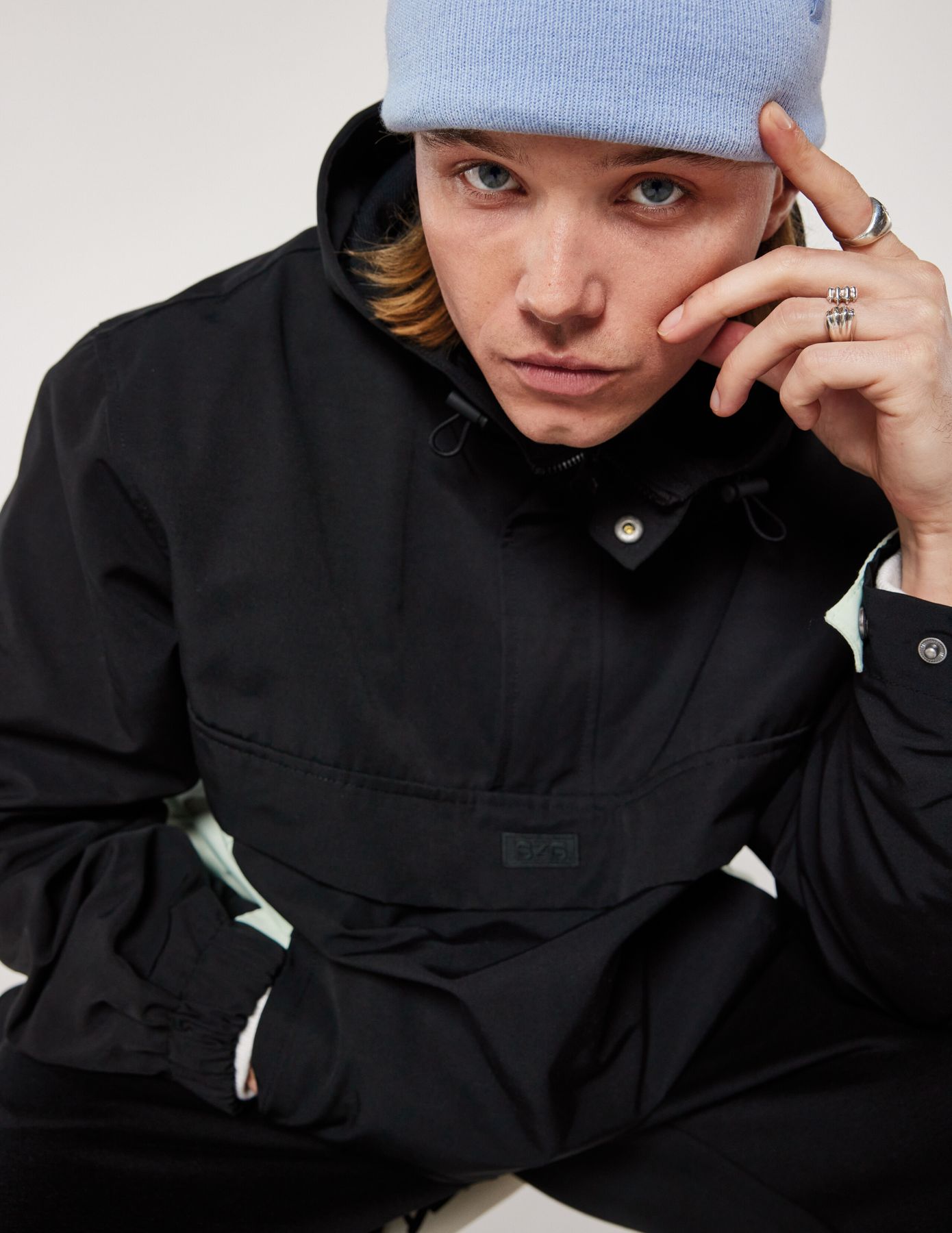 Blouson pop over colorblock