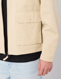 Veste zipp&eacute;e col velours