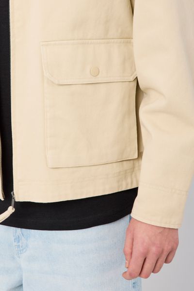 Veste zipp&eacute;e col velours