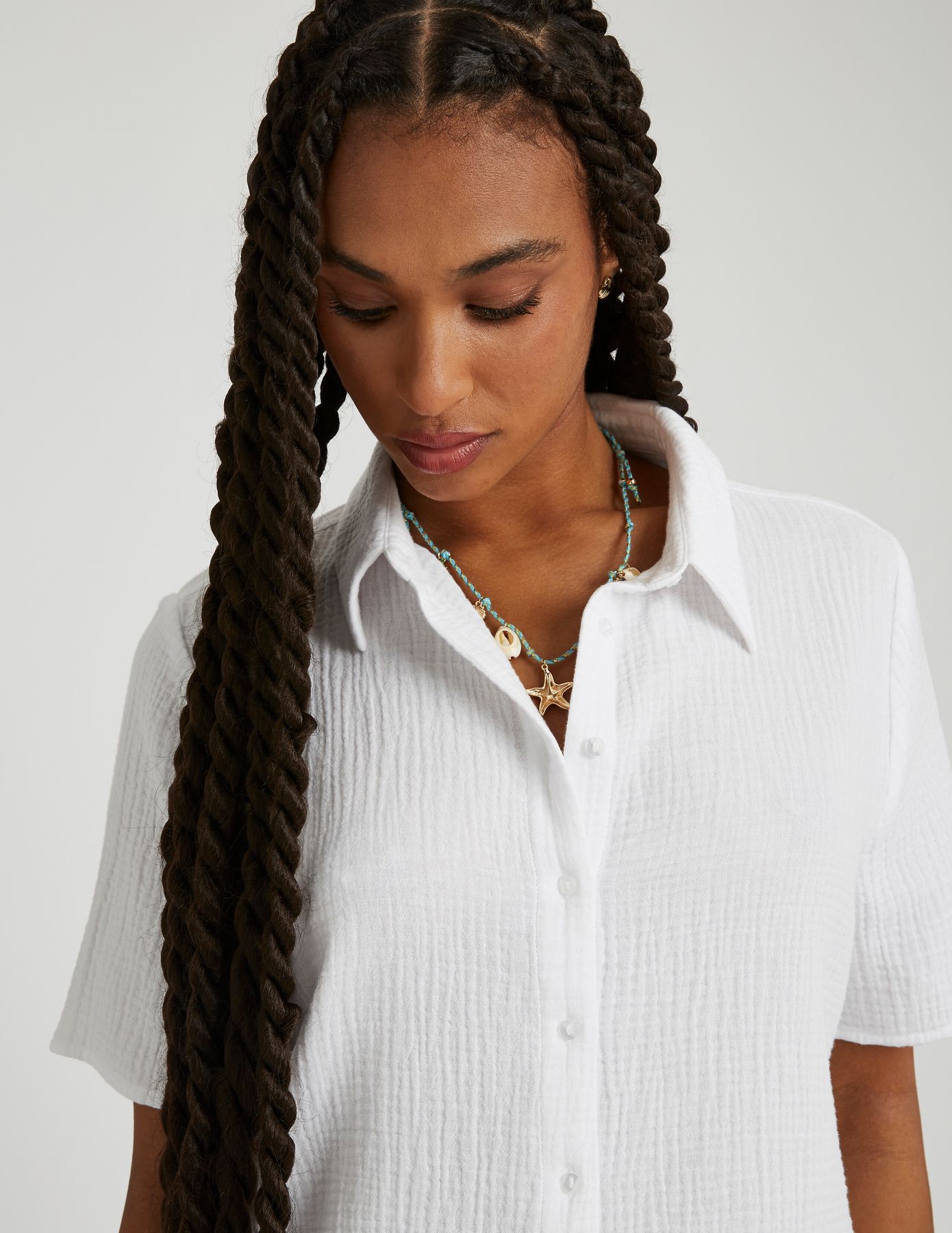 Chemise en gaze de coton