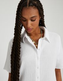 Chemise en gaze de coton