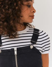 Robe chasuble en jean