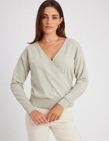 Sweat cache coeur devant/dos