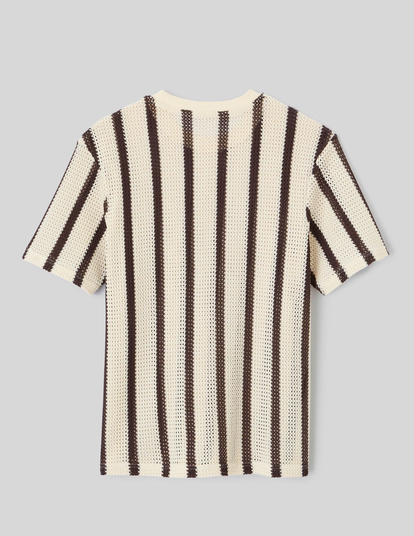 T-shirt tricot &agrave; rayures