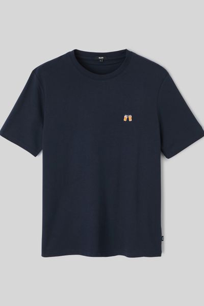 T-shirt broderie poitrine