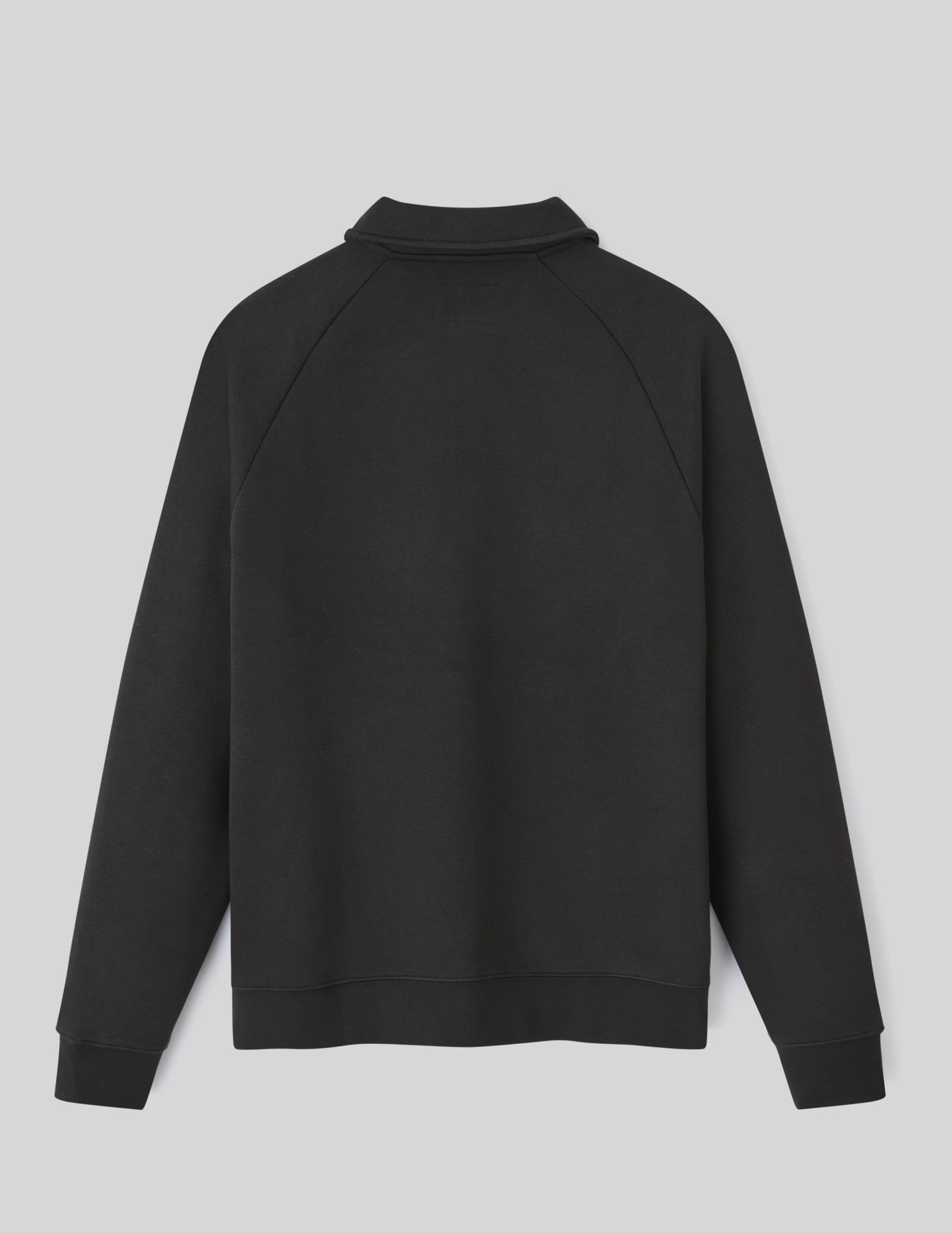 Sweat col polo zippé
