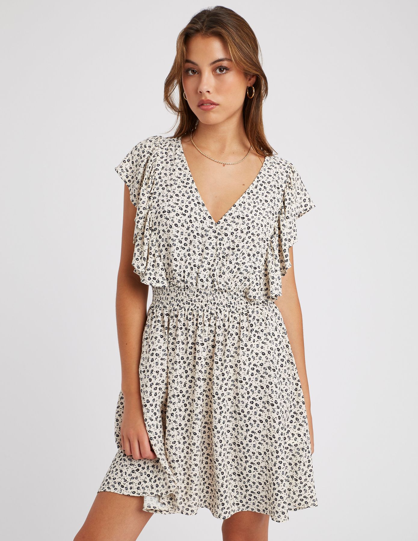 Robe courte imprim&eacute;e