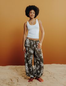 Pantalon bouffant fluide
