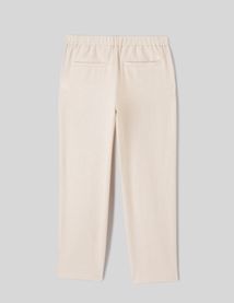 Pantalon de ville fluide viscose lin