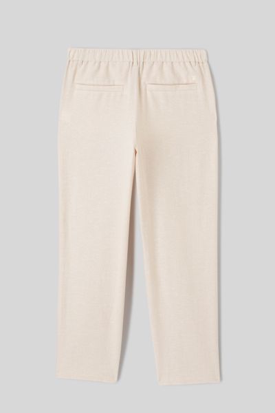 Pantalon de ville fluide viscose lin