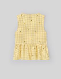 Blouse à nouer motif vichy
