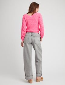 Pull en coton ajouré