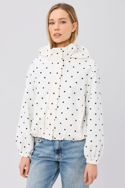Blouson l&eacute;ger imprim&eacute; pois